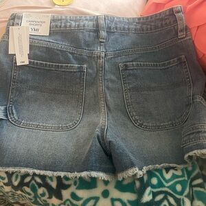 YMI Blue Denim Carpenter Shorts with Utility Loop